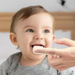 Silicon Baby Finger Toothbrush Baby Finger Cleaner Soft VCF52 Soft Toothbrush-image-26