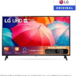 lg UQ7550 108 cm (43 inch) Ultra HD (4K) LED Smart WebOS TV with Alpha5 AI Processor Gen5, AI Sound Pro, AI Super Upscaling, 60 Hz Refresh Rate, Game Optimizer, Magic Remote image 2