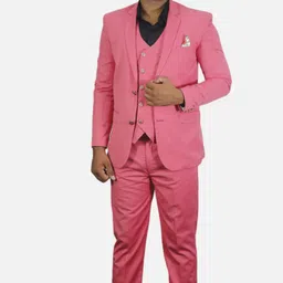 gargian master cut Men Single Breasted Solid Suit-picture-12