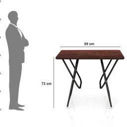 vikufurn Foldable Office table laptop desk Engineered Wood Study Table image 5