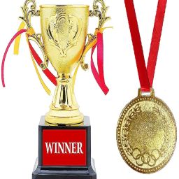 “Winner” Trophy with Medal/Award/Gift Trophy medal Medal-23