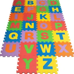 A-Z Alphabet & 0-9 Number Puzzle Mat -36 Pcs Foam Tiles, 8mm Thick, 10cm Size-image-73