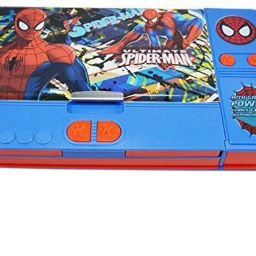 Jumbo Spiderman Pencil Box With Inside 6 Hidden Pockets Jumbo Big Size Are, 25cmX15cmX3cm Art Plastic Pencil Box-16
