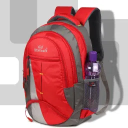 Medium 30 L Laptop Backpack simna.1361/2 red grey casual unisex travel, office, massenger,school backpack-16