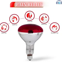 HCG Healthcure generation Only One Infrared therapy Bulb for pain releif 250 V 150 Watt Bulb Base-E 27 Table Lamp image 2