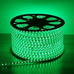 72 LEDs 5 m Green Steady Strip Rice Lights-22