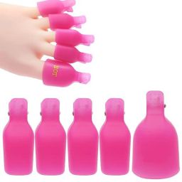 5pcs Toe Soak Off Clip Cap UV Gel Polish Remover Wrap Manicure Toenail Tools-image-74