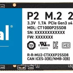 Crucial P2 1 TB Laptop, Desktop Black PCIe NVMe Internal Solid State Drive (SSD) (P2 NVMe CT1000P2SSD8)-image-44