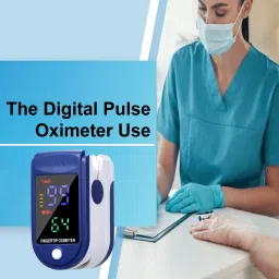 true indian Digital Finger Pulse Oximeter for Oxygen & Heart Rate Track Multi-Range Ohmmeter image 5
