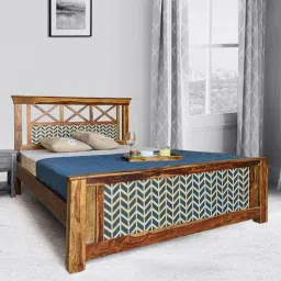 fabuliv Margot King Size Hand Painted Bed-picture-24
