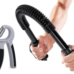 Power Twister Upper Body Exercise and Hand Gripper for Gym Fitness Accessory Kit Kit-20