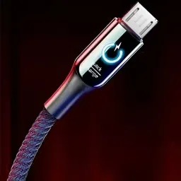 CLAT Micro USB Cable 3 A 1 m Fast Charging with Intelligent Power Off Led Light and Quick Charging Indicator-32