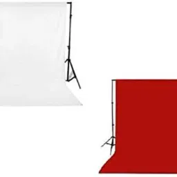 Stookin 6FTX9FT Backdrop Lekera Photo Light Studio Background Red & White (Pack Of 2) Reflector-picture-3