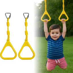 hop n play Triangle Rings Set of 2 with Delta Quick Links – Monkey bar Rings-picture-36