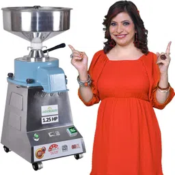 jaisinghani group 1.25HP Table Top Stone Flour Mill with Digital Volt/Amp Meter & BLDC Motor Flourmill-picture-42