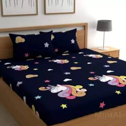 Cotton Double Bed Cover-12