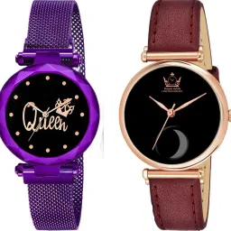 analogue wrist watches for men watches gift | gift for men | latest watches Analog Watch - For Men Magnet Queen Purple Piyush & ROIEX Women Maroon Black Piyush-image-29