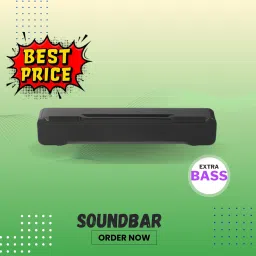 Clairbell Bluetooth Soundbar Speaker With 12H Playback HD Stereo for Phone/PC/TV/Laptop527 20 W Bluetooth Soundbar-12