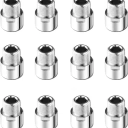 1.5 INCH Extension Faucet, Chrome Plated Pack of 12 Faucet Nozzle-image-41