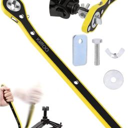 Labor Saving Hand Wrench Ratchet Scissor Jacks Thickened Steel Single Sided Scissor Jack Tire Wrench Auto Hand Crank Portable Wheel Lug for Motorcycle Car Single Sided Rachet Wrench-20