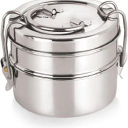 Stainless steel Lunch box container with lid 7x2 2 Containers Lunch Box-image-15