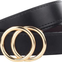 Women Formal Black Synthetic Belt-image-48