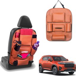 Peepsstore pack of 1 Tan,Orange colour car organizer bags for Elevate 2023 Car Multi Pocket-image-57