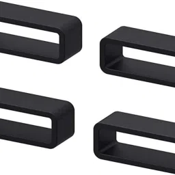 ABC 16mm18mm20mm22mm24mm26mm rubber loop for watch strap pack of 4 16 mm Rubber Watch Strap-32