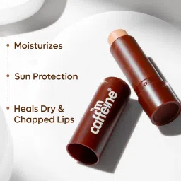 mcaffeine Choco Lip Balm with SPF 20+ for Women & Men Cocoa Butter image 4