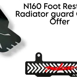 MOXZILLA N160 Ladies and Radiator guard Foot Rest-image-65