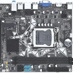 ZEBRONICS ZEB-H81M2 with PCIE M.2 / NVMe Slot LGA 1150Socket Micro-ATX Intel H81 Express Chipset DDR3 Motherboard for Desktop, Workstation image 2