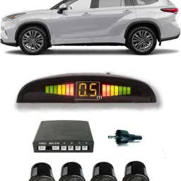 VB580 Black Car Reverse Parking Sensor with LED Display 4 Sensor V580 Parking Sensor-image-2