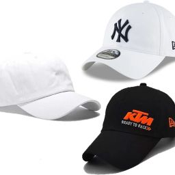 Solid, Self Design, Embroidered Sports/Regular Cap-image-29