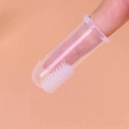 Silicone Finger Toothbrush , Baby Finger Tooth Brush (3 months to 3 years) Extra Soft Toothbrush | Tongue cleaner and Gum Massager (VN05) Ultra Soft Toothbrush-image-72