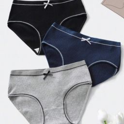 Pack of 3 Women Hipster Multicolor Panty-image-32