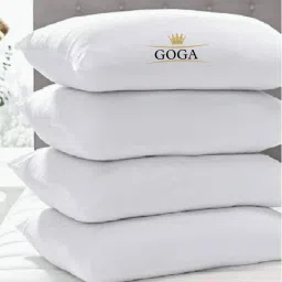 LUXURY Cotton Solid Sleeping Pillow Pack of 4-image-3