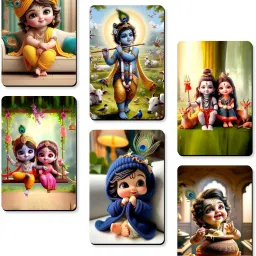 Fridge Magnets Refrigerator Cute Designs for Home, Kitchen and Office Fridge Magnet Pack of 6-image-56
