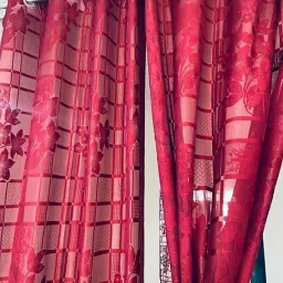 152.4 cm (5 ft) Net Semi Transparent Window Curtain (Pack Of 2)-26