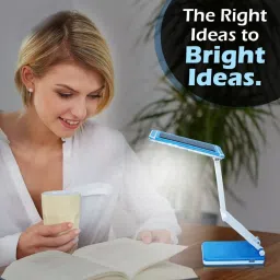 akr Powerful Rechargeable LED Lamp Attached Solar Panel 36 SMD study lamp Desk Lamp Table Lamp image 5