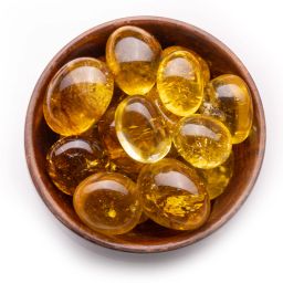 Citrine-Tumbled-A-Wooden-Bowl Regular Asymmetrical Crystal, Quartz Pebbles-picture-20