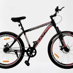 Fueled 24 Royal Matte Black Dual Disc, Double Walled Alloy Rims, Front Shocker 24 T (inch) BMX Cycle-image-55