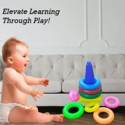 wishhuttoys Educational Projector Slide torch & Stacking Ring Toy for interactive Learning image 3