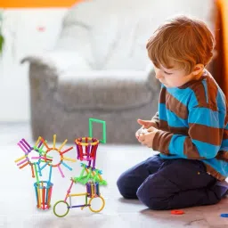 villy educational building blocks creative smart sticks for different shape of game toys set for kids- Multi color image 5