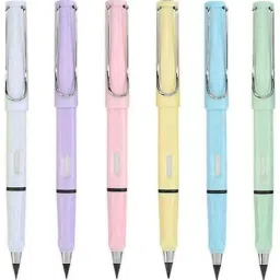 6 Pcs Everlasting Inkless Portable Reusable Pencil with eraser Pencil-picture-23