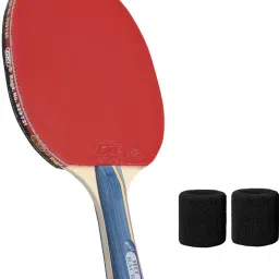 Hitback TT Racquet With Band Multicolor Table Tennis Racquet-28
