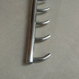 q1 beads 10 pin Stainless Steel Display Hook Stand for Mobile Shop,Showroom,Boutique,Supermarket,Wardrobe,Dining Hall Wall Drope Hanger Wardrobe Hanger Hook Rail 10 image 3