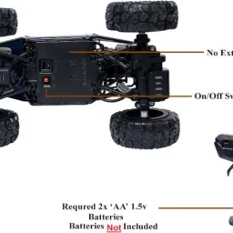 apj enterprise Remote Control Car For Kids With Mist Smoke Effect Rock Crawler Climbing Rc Toy image 2