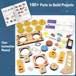 30in1 stem Kit Kids Ages 8-10-12-14 Electricity Magnetism Science Project Kit-image-13