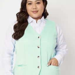 Solid Women Waistcoat-image-50