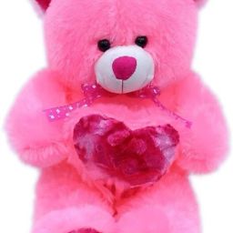 4 feet Premium Quality pink Heart Teddy Bear Giftjust for special person- 110 cm-image-56